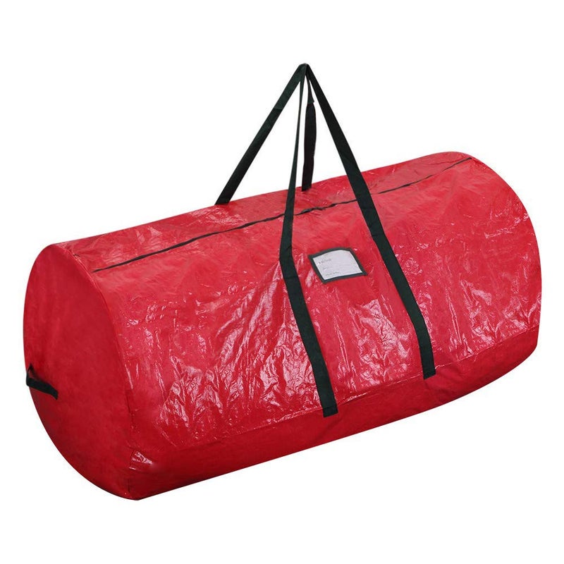 ProPik Christmas Tree Storage Bag | Fits Up to 7' Tall Disassembled Holiday Tree | 52â€ X 30â€ X 30â€ Artificial Tree Container with Handles | Storage Case Box with Sleek Zipper (Red) - Image 4